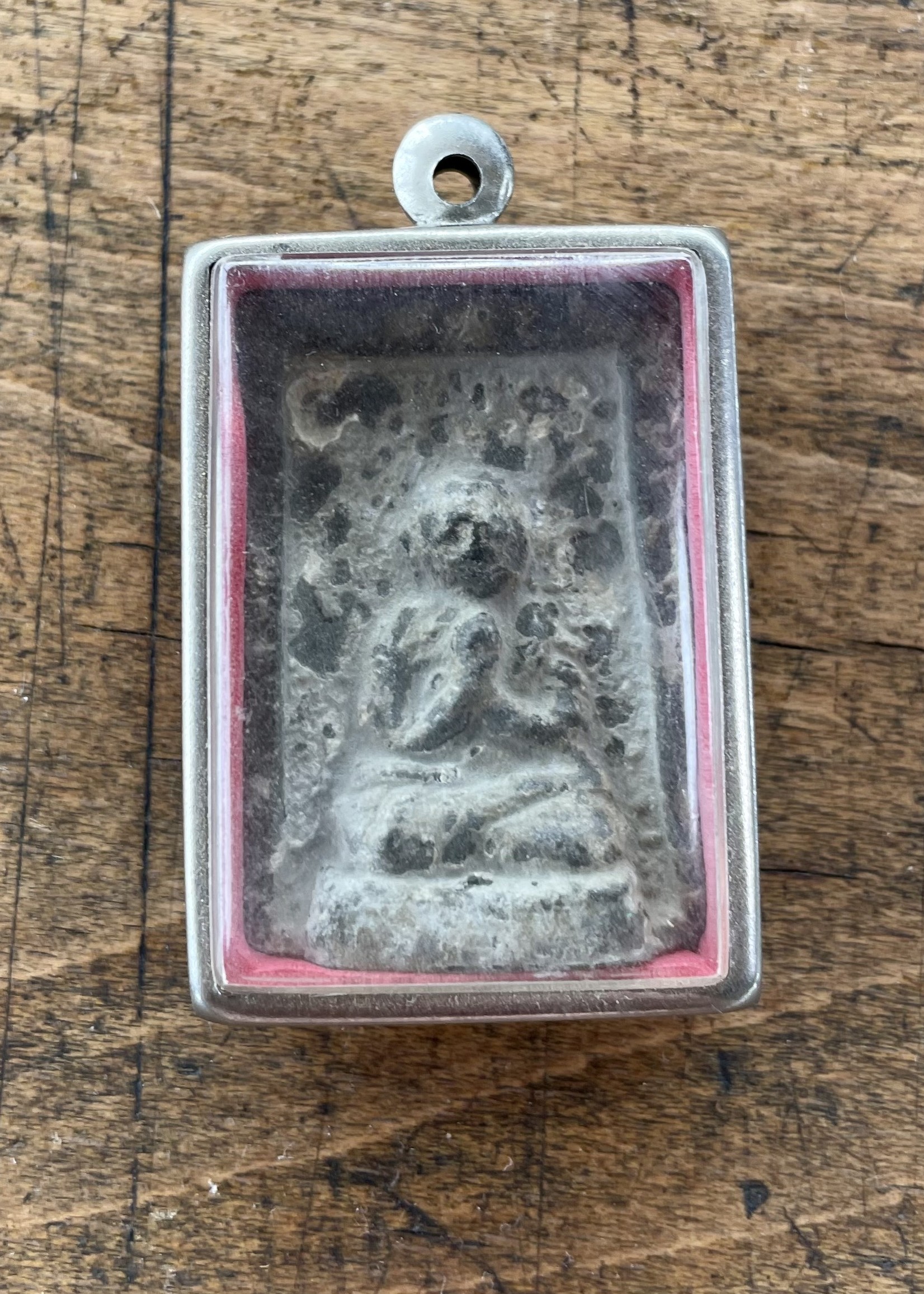 Mamou Boeddha Amulet in zilver kastje