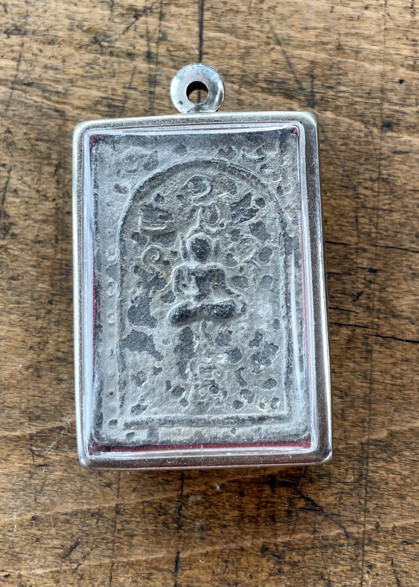 Mamou Boeddha Amulet in zilver kastje