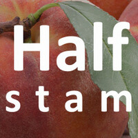 Halfstam perzikboom