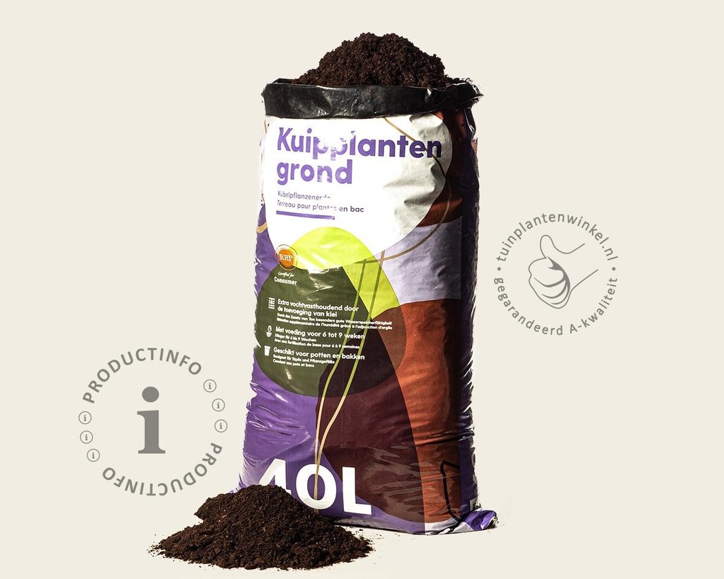 Potgrond met klei - 40 liter