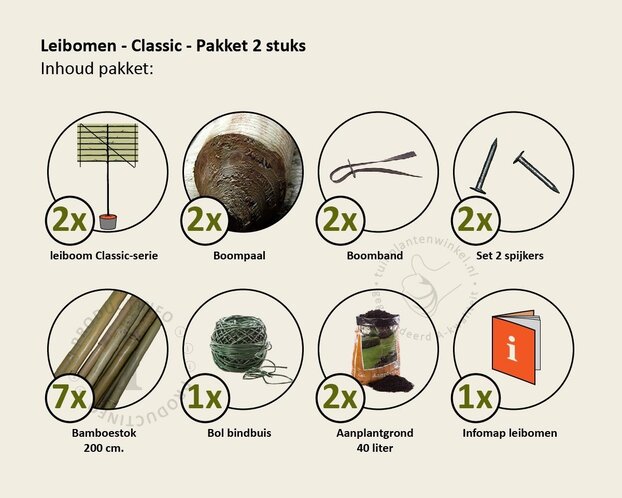 Lei-Moeraseik - Classic - pakket 2 stuks + EXTRA'S!