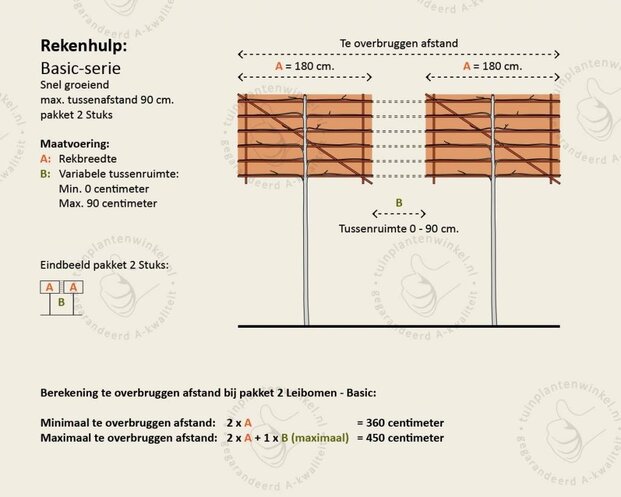Lei-Veldesdoorn - Basic - pakket 2 stuks + EXTRA'S!