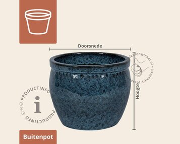 Bloempot Fairfield 01 misty blauw image