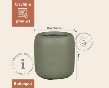 Bloempot Edinburgh 01 groen image