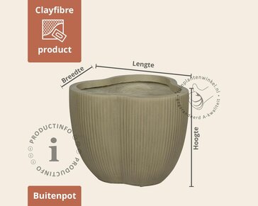 Bloempot Yale 02 zand