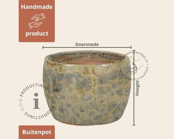 Bloempot Vikan 02 champagne image