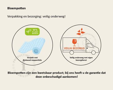 Bloempot Vikan 02 champagne