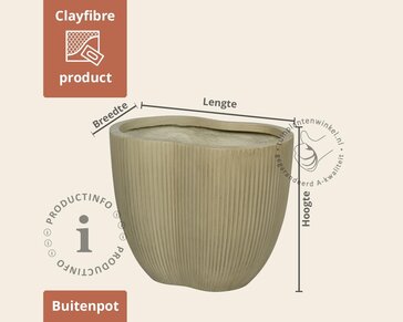 Bloempot Yale 01 zand