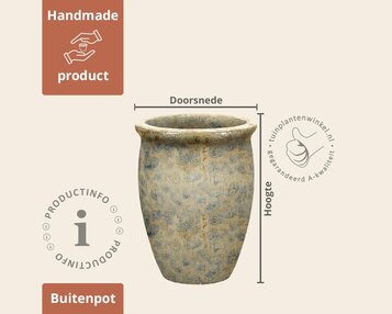 Bloempot Vikan 01 champagne image