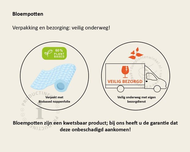 Bloempot Vikan 01 champagne