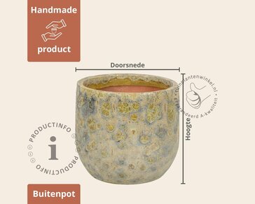 Bloempot Vikan 04 champagne