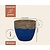 Bloempot Wellington 01 blauw