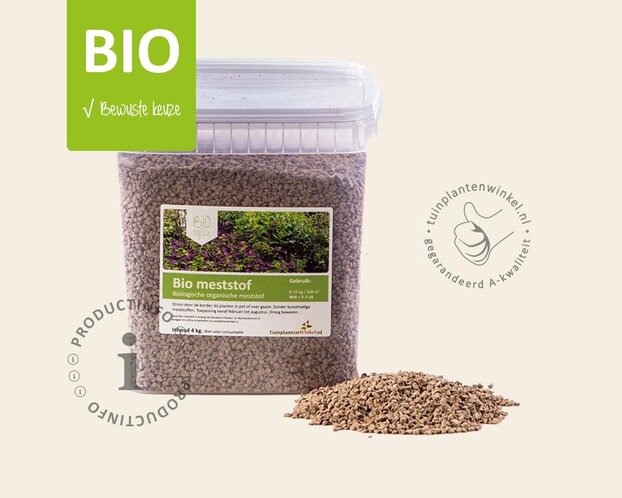 Bio mest (vierkante emmer) AANBIEDING