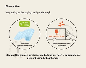 Bloempot Melbourne 2-03 misty bruin