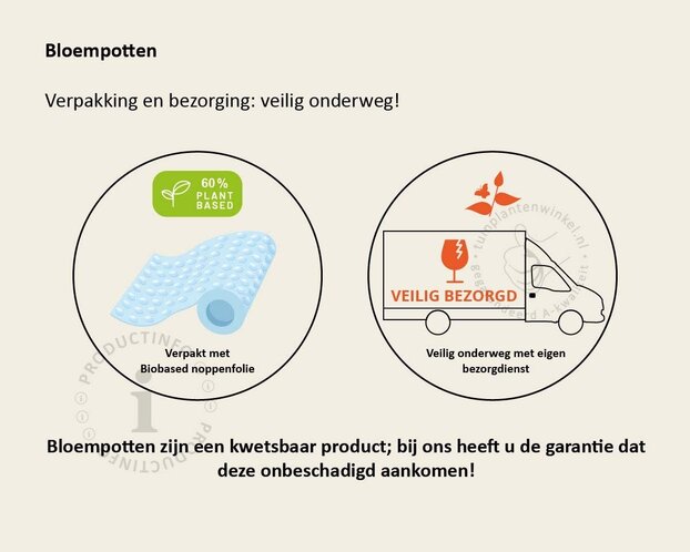 Bloempot Melbourne 2-03 misty bruin