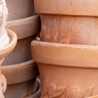 Terracotta bloempotten