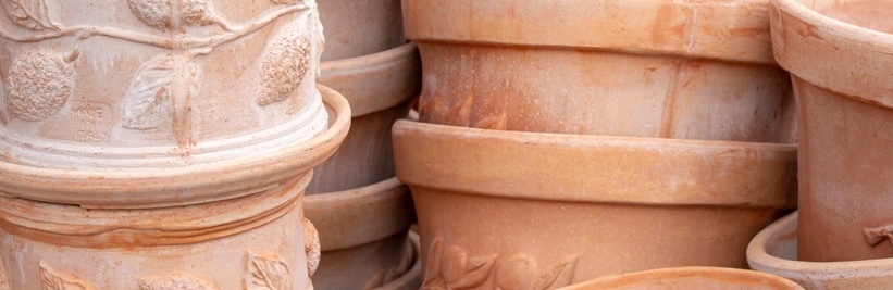 Terracotta bloempotten image