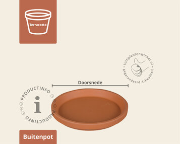 Schotel UNI terracotta image