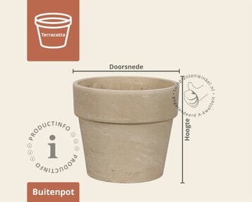 Bloempot Calima graniet image