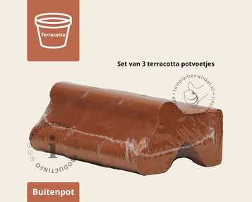 Potvoetjes terracotta Blister image