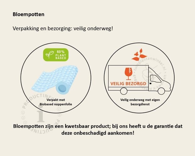 Potvoetjes terracotta Blister