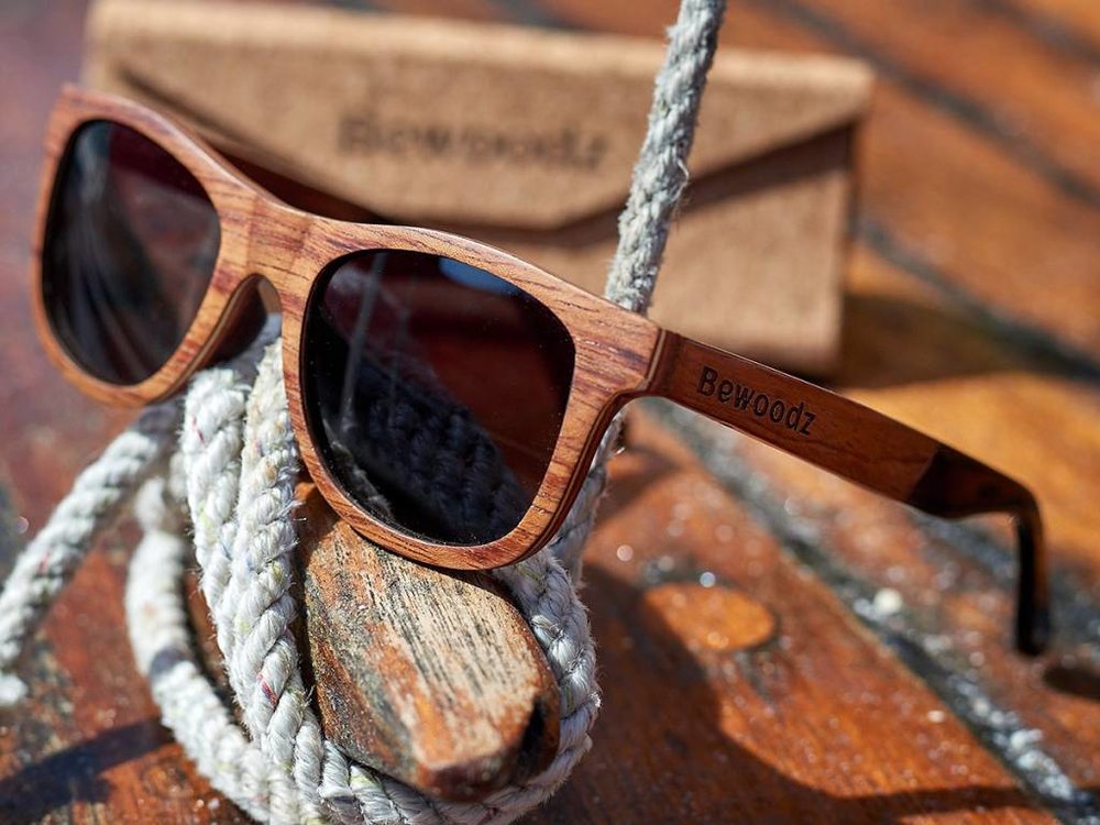 Bewoodz ® Holz Sonnenbrille 'New Jersey'