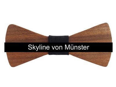 Holzfliege Herren Skyline Münster