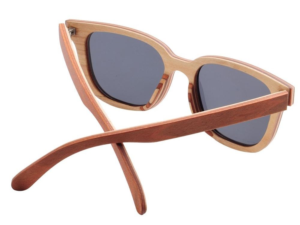 Bewoodz ® Holz-Sonnenbrille 'Alice Springs' - Sonnenbrille aus Holz