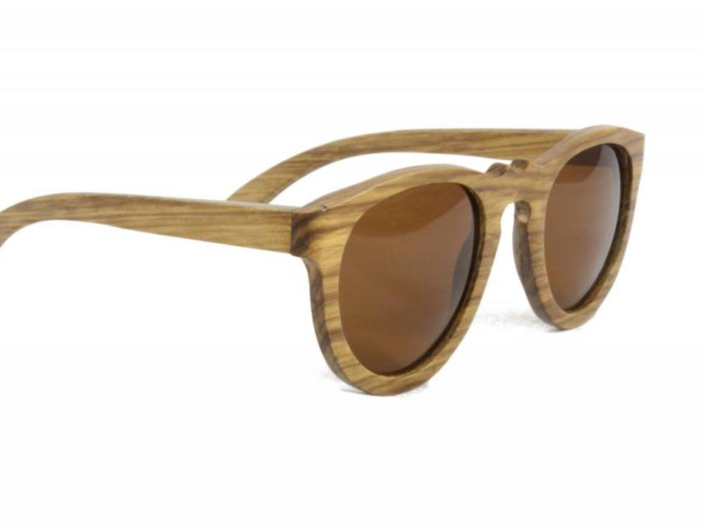 Bewoodz ® Vintage Holz Sonnenbrille 'Saint Tropez'