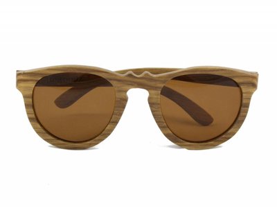 Bewoodz ® Vintage Holz Sonnenbrille 'Saint Tropez'