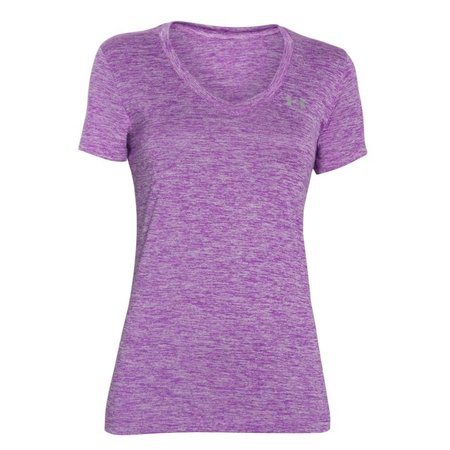 purple under armour shirt