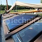 TechniQ Energy 18 heatpipe vacuümbuis zonneboiler collector, inclusief plat of schuin dak constructie
