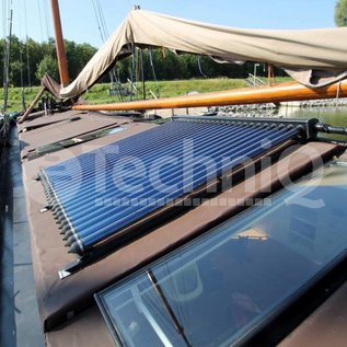 TechniQ Energy 30 heatpipe vacuümbuis zonneboiler collector, inclusief plat of schuin dak constructie