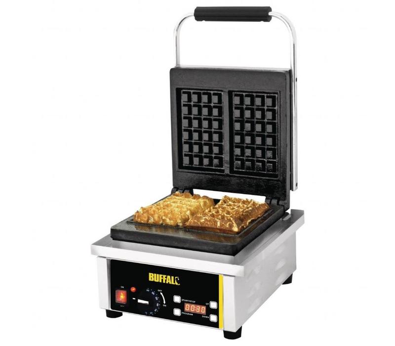 Waffeleisen | 2kW/230V | gusseiserne Platten | Edelstahl