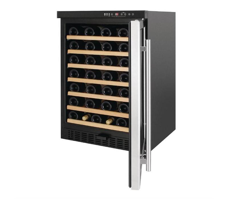 Weinkühlschrank 54 Flaschen | 7 Holzregale | 595x570x(h)865mm