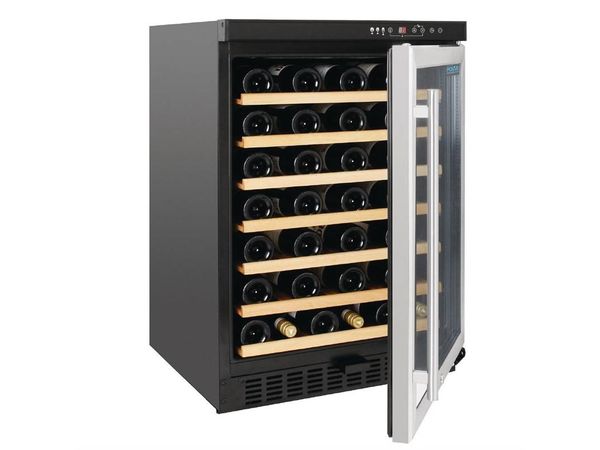 Weinkühlschrank 54 Flaschen | 7 Holzregale | 595x570x(h)865mm