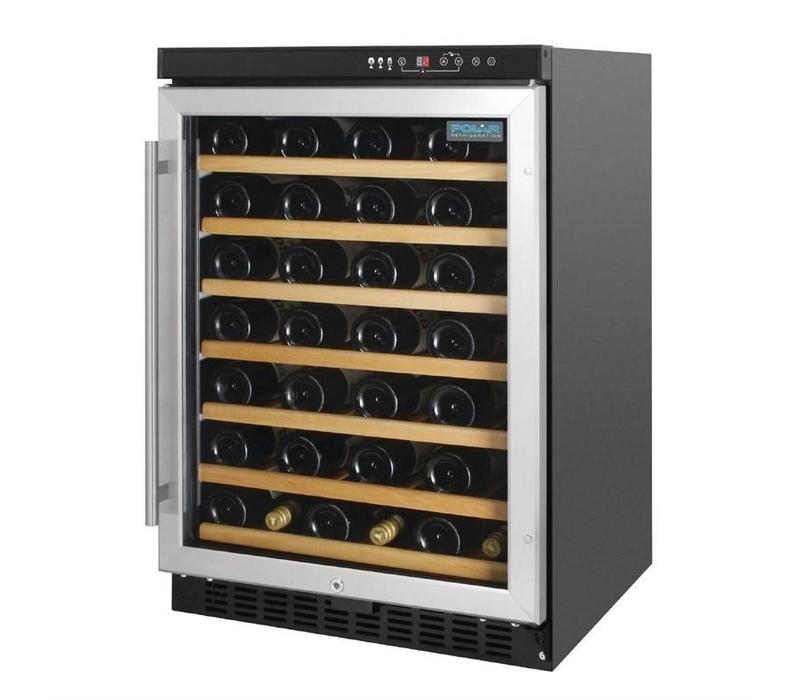 Weinkühlschrank 54 Flaschen | 7 Holzregale | 595x570x(h)865mm