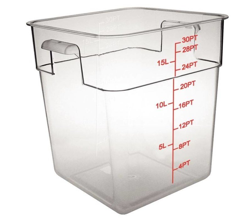 Vorratsbehälter Viereckig | 15 Liter