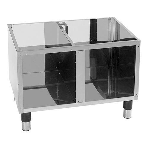 Unterschrank | Edelstahl | Zwischenboden | 57(h)x54x80cm