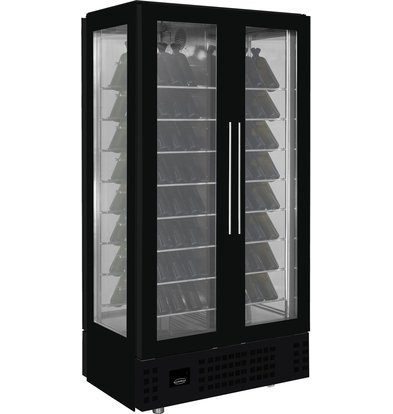 Elektro-Weinkühler | 2 Flaschen | 7°C/18°C | Flaschen Ø9,15cm