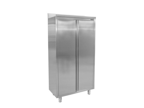 Edelstahl Vorratsschrank mit Klapptüren | Geschweißtes Modell | 3