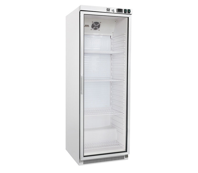 Kühlschrank mit Glastür | 400 Liter | Statische Kühlung mit Ventilator