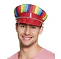 Rainbow bikers cap