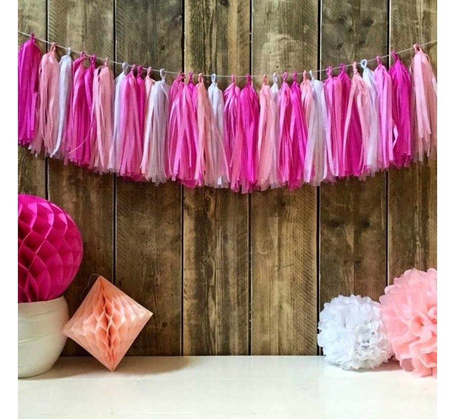 Tassel slinger roze kopen