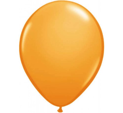 Milieuvriendelijke latex oranje ballonnen 100 stuks
