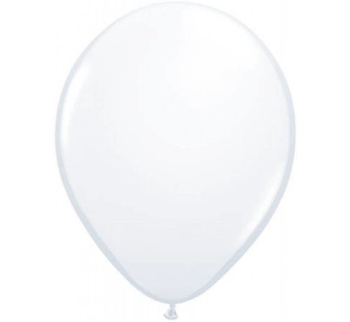 Milieuvriendelijke latex Witte ballonnen 100 stuks