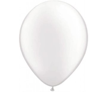 Witte metallic ballonnen