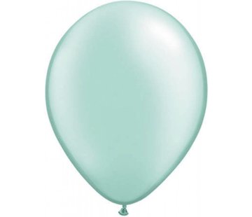 Licht groene metallic ballonnen