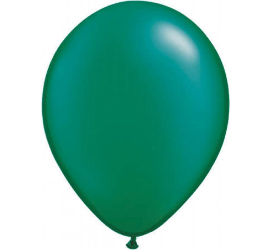 100 st Groene metallic ballonnen online kopen