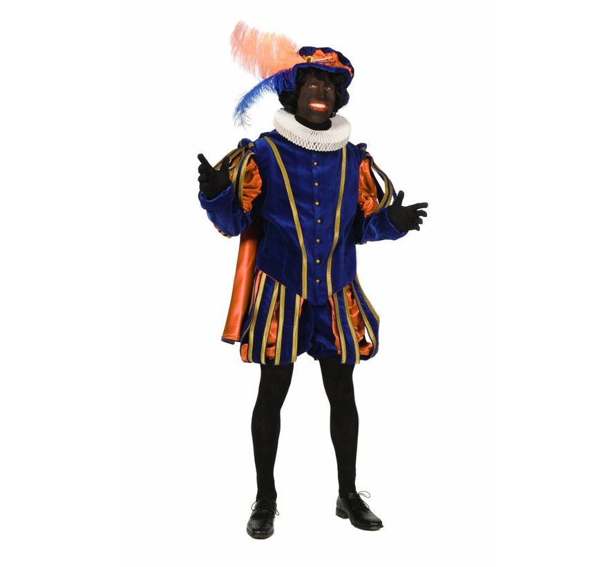 Piet fluweel met cape "Malaga"